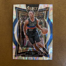2024-25 Panini Select Ron Holland II Tectonic Prizm #74 Rookie RC Pistons