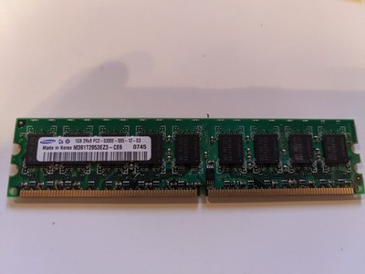 1GB Samsung DDR2 5300E 667Mhz RAM ECC M391T2953EZ3-CE6
