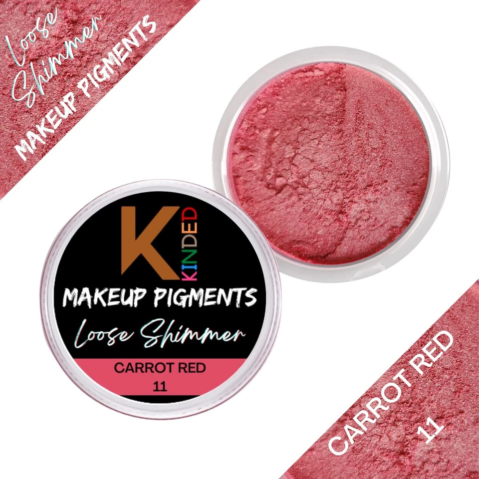 Kind Loose Shimmer Karotte 11 Rote Nuance Für Makeup 3g - Bild 2 von 4