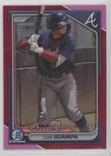 2024 Bowman Chrome Prospects Fuchsia Refractor /199 Luis Guanipa #BCP-118 ms9