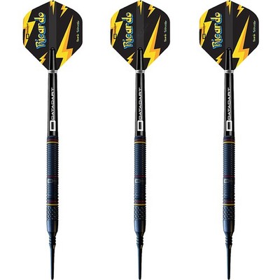 Datadart Soft Darts Ricardo Pietreczko Pikachu Black 90% Tungsten Softtip Darts 
