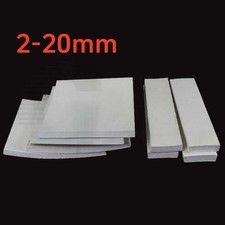 Weiß Naturkautschuk Platte Matte Dichtung Stärke 2-20mm Zuschnitt Gummi Platten
