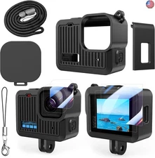Accessories Kit Compatible with Go Pro Hero 4K Action Camera Including Silicone