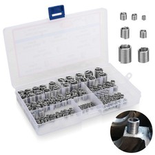 160X 304 Stainless Thread Insert Sleeve M3-M12 Metric Helical Repair Assortment