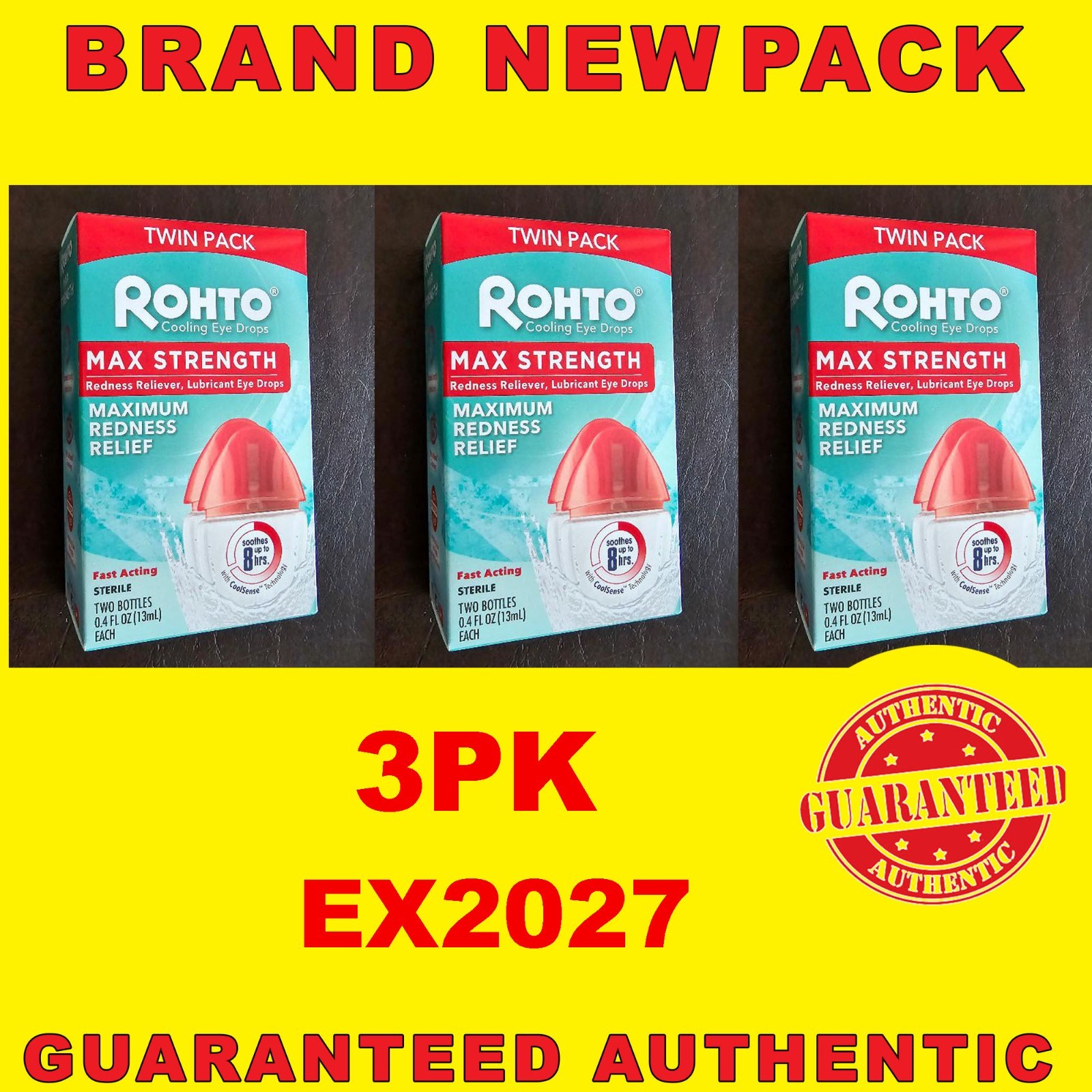 (13mlx2) Twin Packs 3pk Sealed