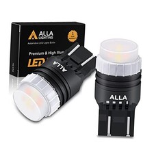 Mini Super Bright 7444NA 7443 LED Switchback Bulbs Turn Signal Lights Dual