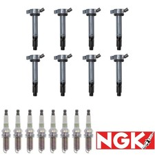 8pcs Oem Aceon Ignition Coil Ngk Spark Plug For Toyota Sequoia Tundra 5.7l 8pcs Oem Aceon Ignition Coil Ngk Spark Plug For Toyota Sequoia Tundra 5.7l