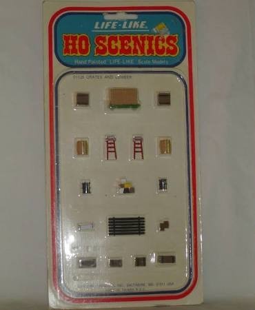 Cajas y madera Life Like 01125 escala HO pintadas a mano | Zustand: New