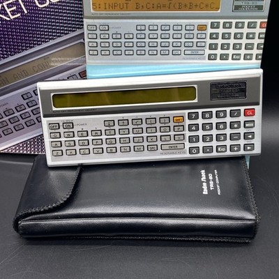 Radio Shack TRS-80 Pocket Computer PC-1 Lot - For Parts/Repair - w/ 2 Books