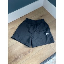 Nike Kids Boys Sportswear Woven Shorts Black Mesh Lined Size Large L