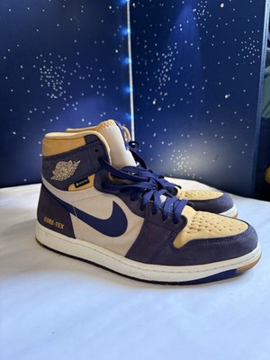 Nike Air Jordan 1 High Top GORE-TEX Men s Sneakers Blue Tan White