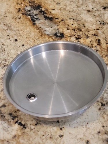 Vintage SALAD MASTER Stainless Steel Lid With Vapo-Lid 7-3/4" wide. Made In USA - Picture 3 of 3