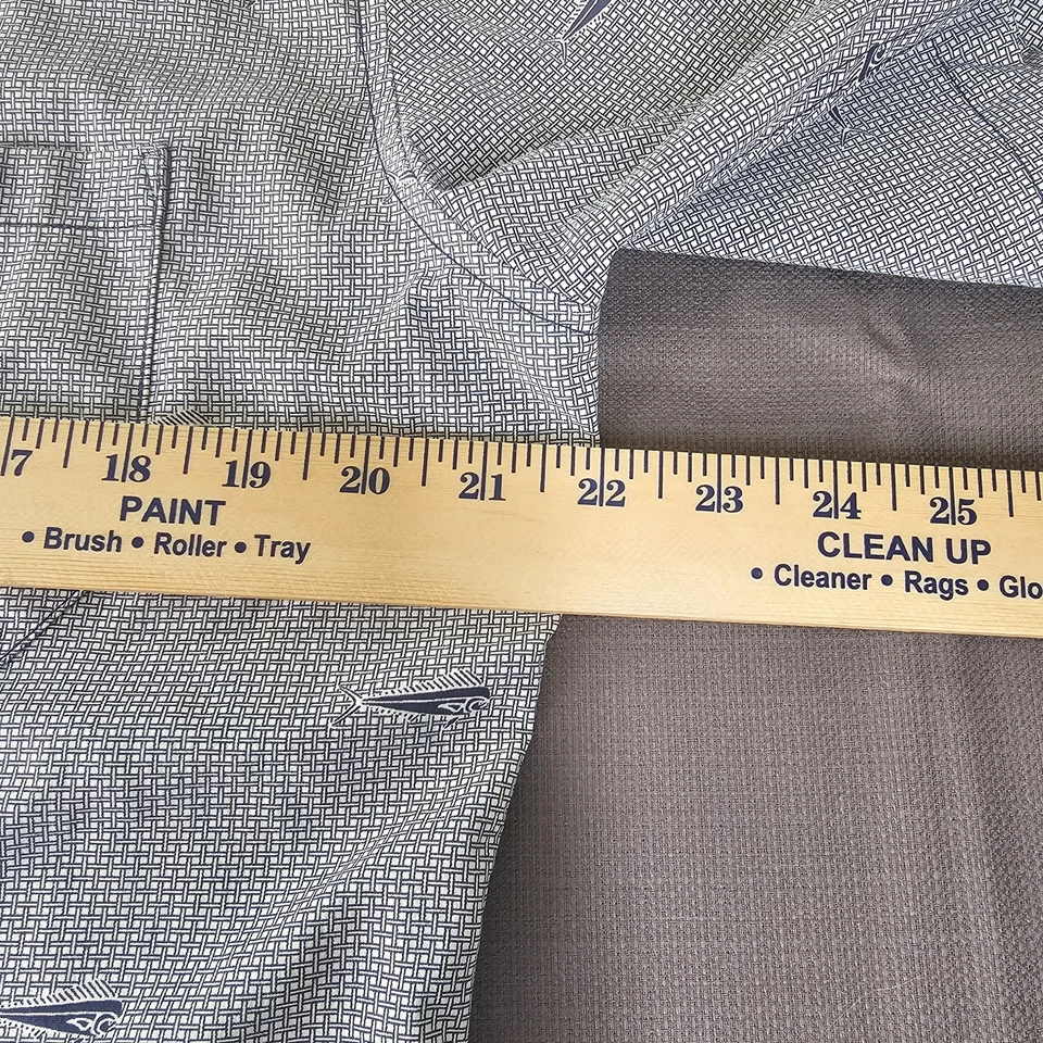 Camisa Aloha Gráfica Wahoo/Dorado Azul Tori Richards Tamanho MED - Imagem 3 de 4