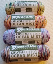 Queensland Coastal Cotton Ocean Mist 100 Cotton 100g 186yds Variegated New