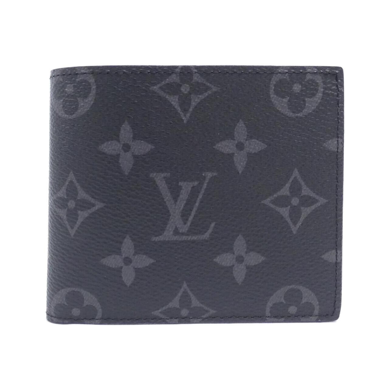 Authentic LOUIS VUITTON Monogram Eclipse portefeu… - image 1