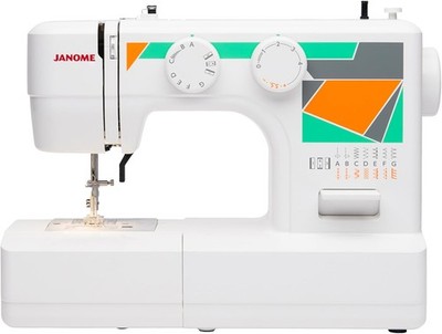 Janome MOD-15 Easy-to-Use Sewing Machine 15 Stitches Adjustable Length