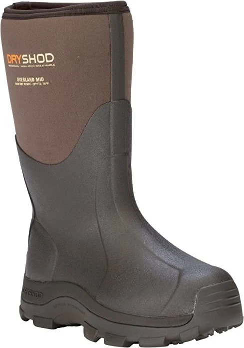 Dryshod Overland Mid Men's Winter Boots, Khaki/Timber, M13