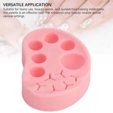 Silicone Eyelash Lift Palette Tweezers Slots Makeup DIY Tint Mixing Tool