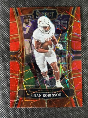 2023 Bijan Robinson - Red Laser Select RC #9