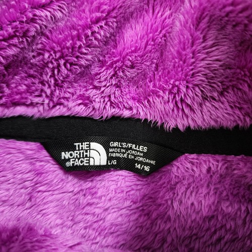 The North Face Jacket Girls Large 14/16 Osolita Fleece Sweet Violet Full Zip - Picture 5 of 9