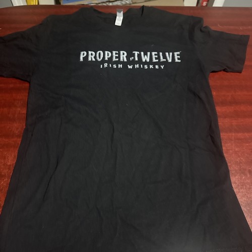 Medium Black Proper Twelve Irish Whiskey T Shirt