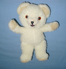 Snuggle Bear 10" Plush Lever Brothers Fabric Softener Russ Vintage 1986 White