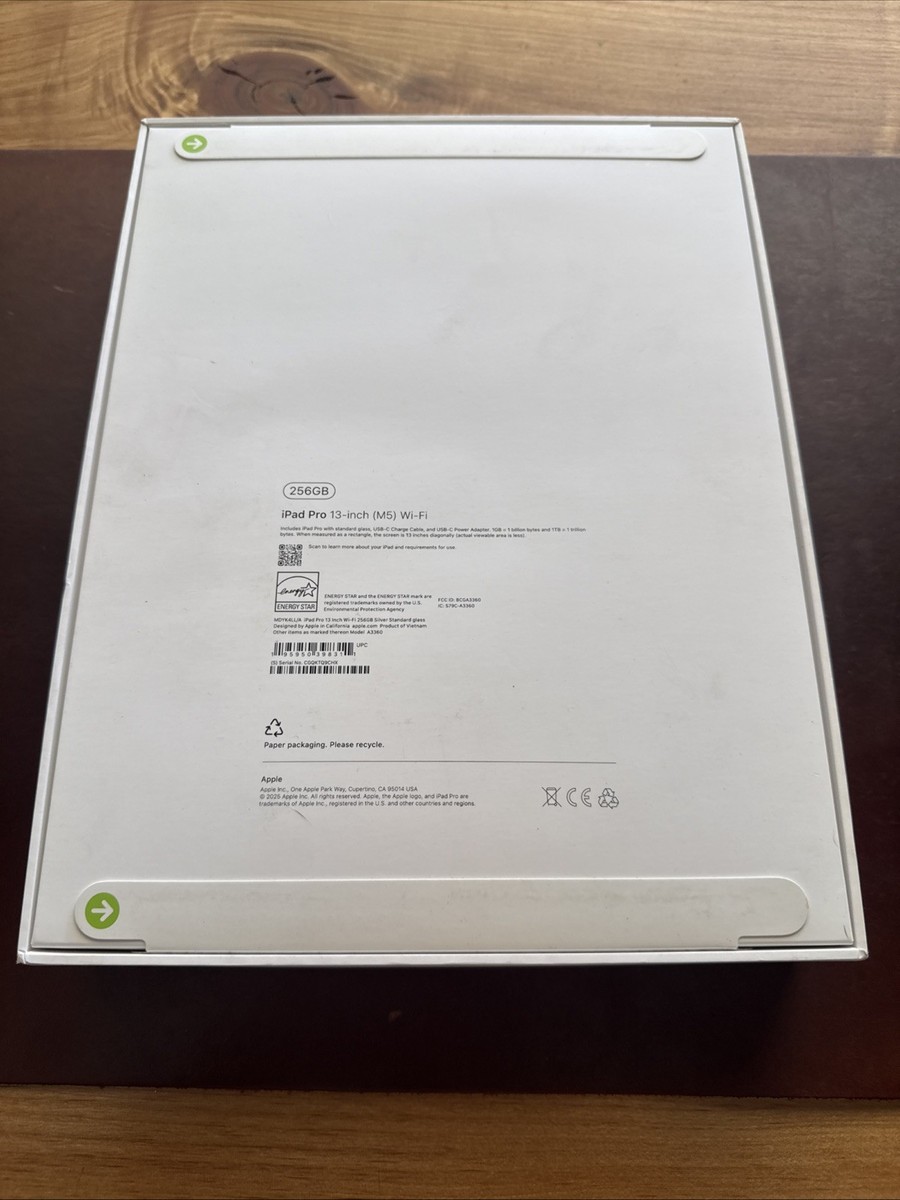 New Apple iPad Pro M5 13in - 256GB - Wi-Fi - SILVER - SEALED | eBay