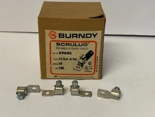NOS KPA8C Burndy Scrulug™ For Copper Cable, 100 Pcs. FREE SHIPPING