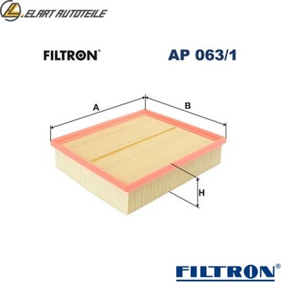 LUFTFILTER AP 063/1 FÜR AUDI A6C5/A4B5/ALLROADC5 VW PASSAT/B5.5 BMW 7/E38/E32  