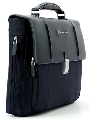 dossier Piquadro CA3111LK2 Sac bandoulière homme cuir bleu - Photo 1/4