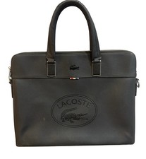 Lacoste custodia classica nera 15" per laptop doppia maniglia tracolla preparazione