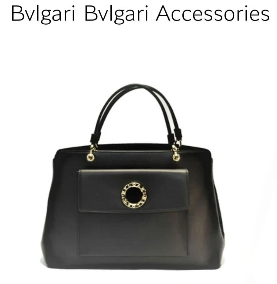 Bvlgari Leather Exterior Black Bags & Handbags for Women for sale