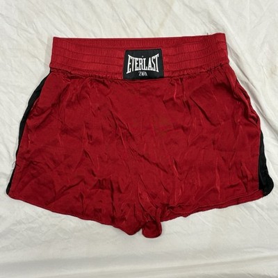 Everlast x Zara Red Silkie Boxing Shorts Women s S