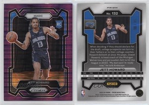 2023-24 Panini Prizm Purple Pulsar Prizm /35 Jett Howard #132 Rookie RC