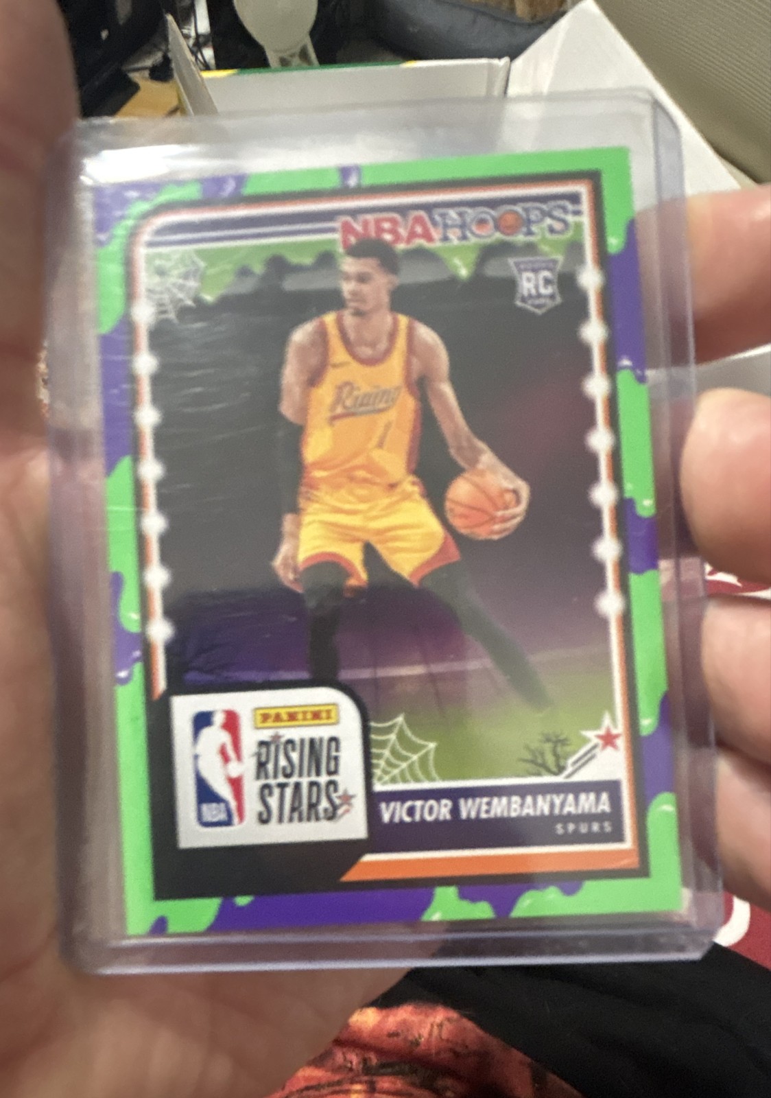 2023-24 Panini Haunted Hoops - Rising Stars Victor Wembanyama #282 Slime (RC)