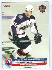 2003-04 AHL Top Prospects #14 Mike Komisarek