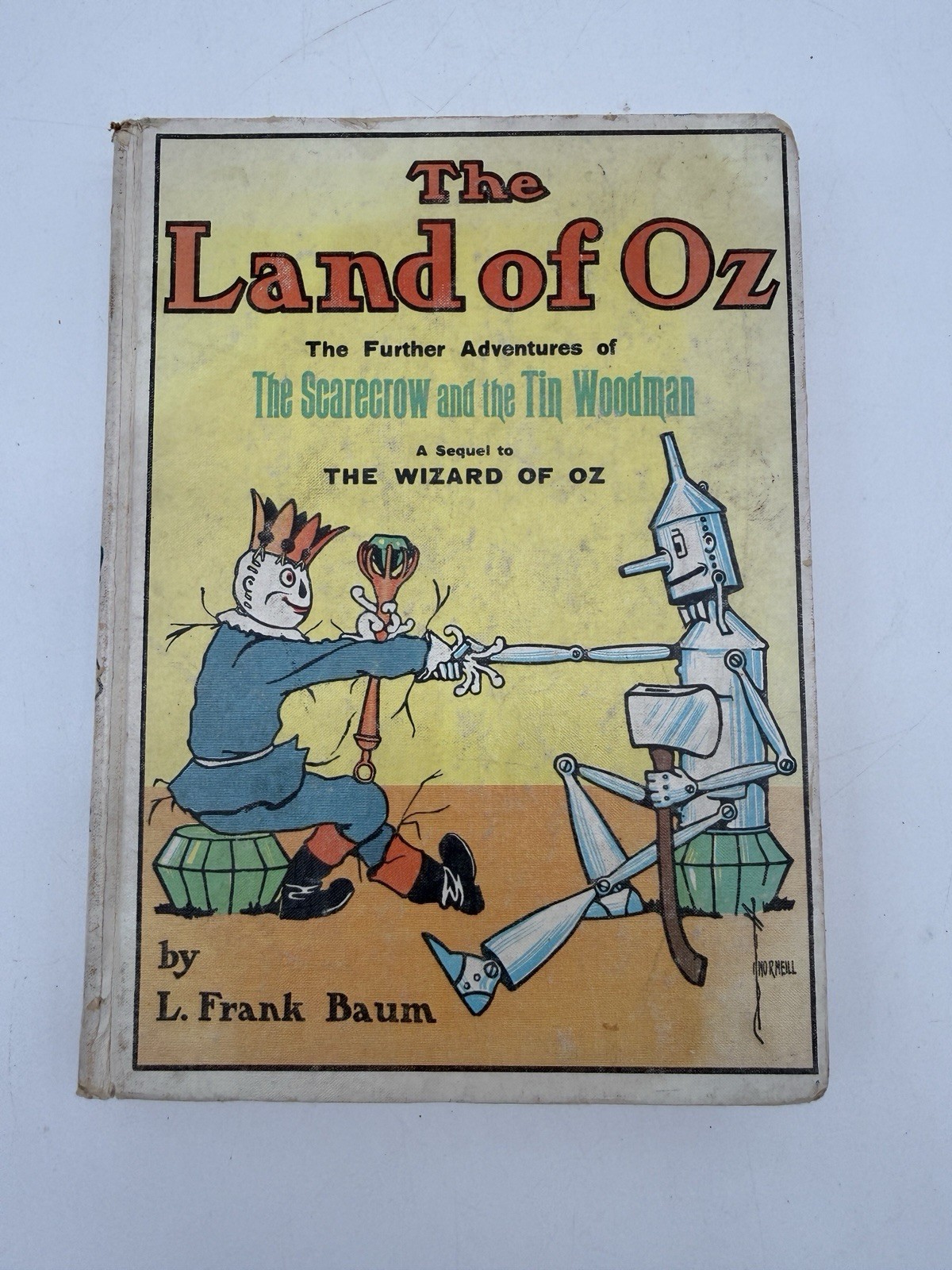 Vintage 1904 The Land Of Oz Scarecrow & Tin Woodman Children's Book