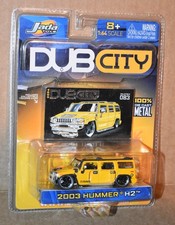 JADA TOYS DUB CITY 2003 HUMMER H2  083 YELLOW NEW