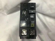 Square D QO280 80 Amp 2 Pole 120/240V Plug-In Circuit Breaker