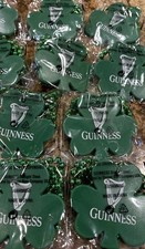 Lot Of 20 NEW Guinness St. Patrick’s Green Shamrock Bead Necklace