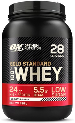 Optimum Nutrition 100 % Whey Gold Standard, 0.90 kg (2 lb) Dose, Cookies & Cream