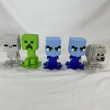 Minecraft McDonald’s Happy Meal Toys Lot Skeleton Creeper Illager Polar Bear