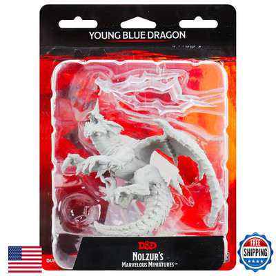 Wizkids Dd Nolzurs Marvelous Miniatures Young Blue Dragon