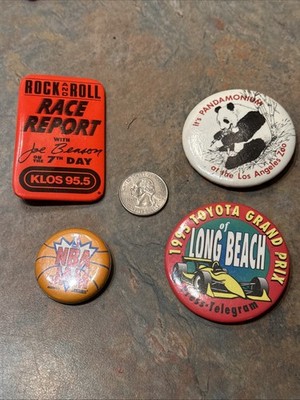 Vintage Pins Lot NBA Jam Grand Prix And More K6