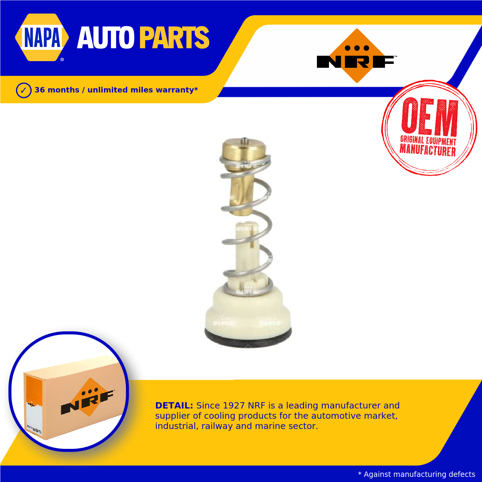 Coolant Thermostat 725203 NRF 03C121110E Genuine Top Quality Guaranteed New