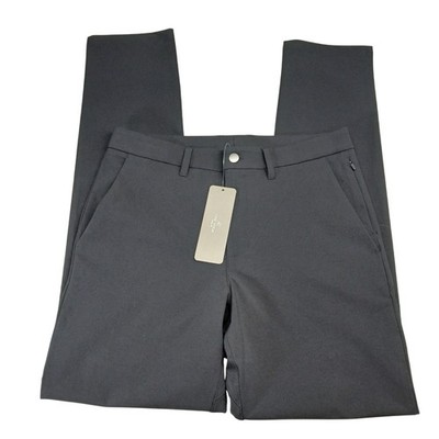 CRZ YOGA Mens Golf Pants 31W 35L Black NS002 Slim Fit Stretch Technical Trousers