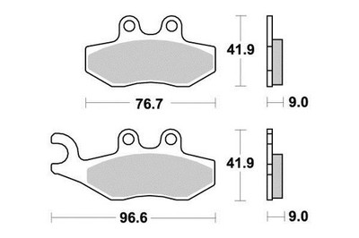 Kit Pastiglie Freno Anteriore E Posteriore Ferodo Per Piaggio X9 125/180/250 (2001-2003) | FDB2074EF