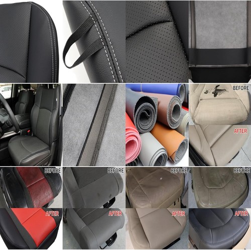 Durable Tan Perforated Seat Cover - Compatible with Heated A/C Seats for Subaru - Bild 8 von 10
