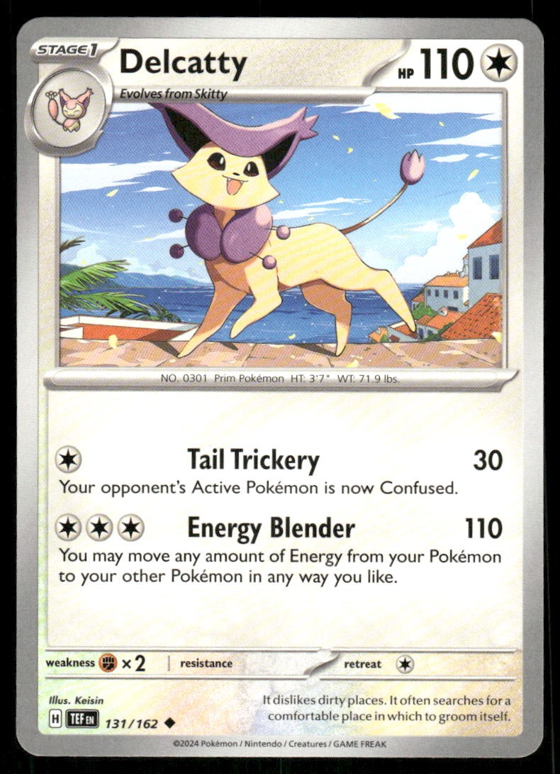 Delcatty 131/162 - Temporal Forces - Uncommon NM