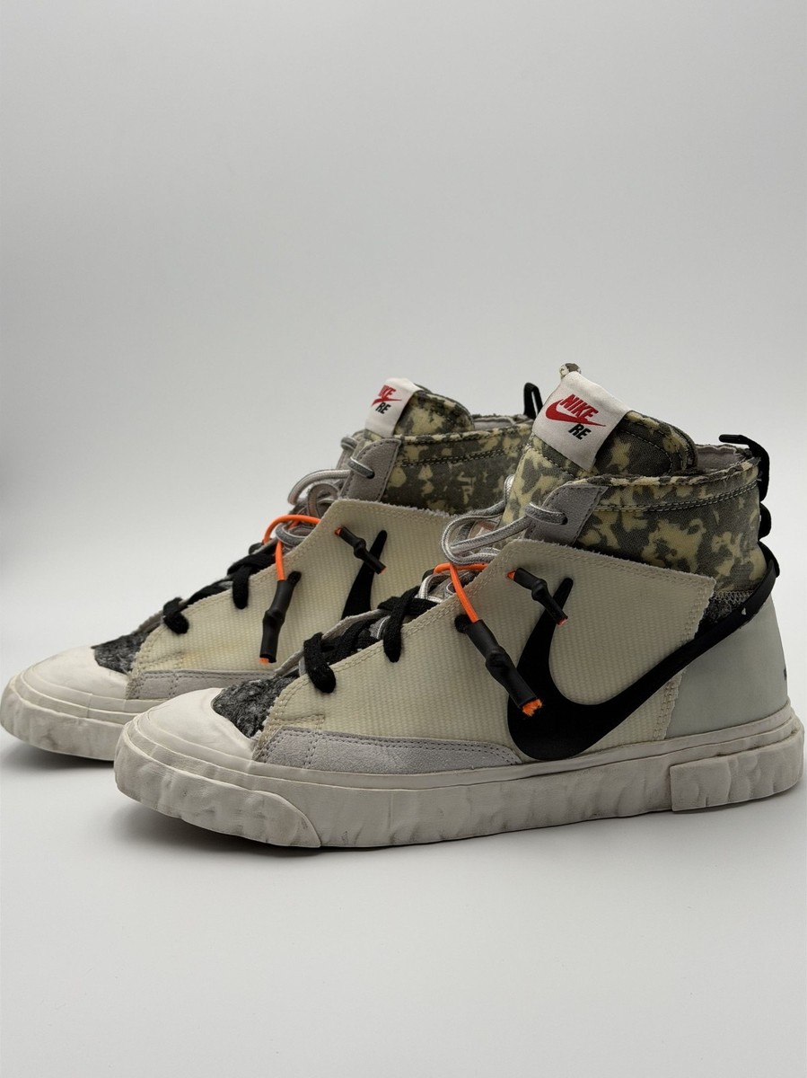 NIKE x READYMADE Blazer Mid Womens 10 MEN 8.5 Black Orange High